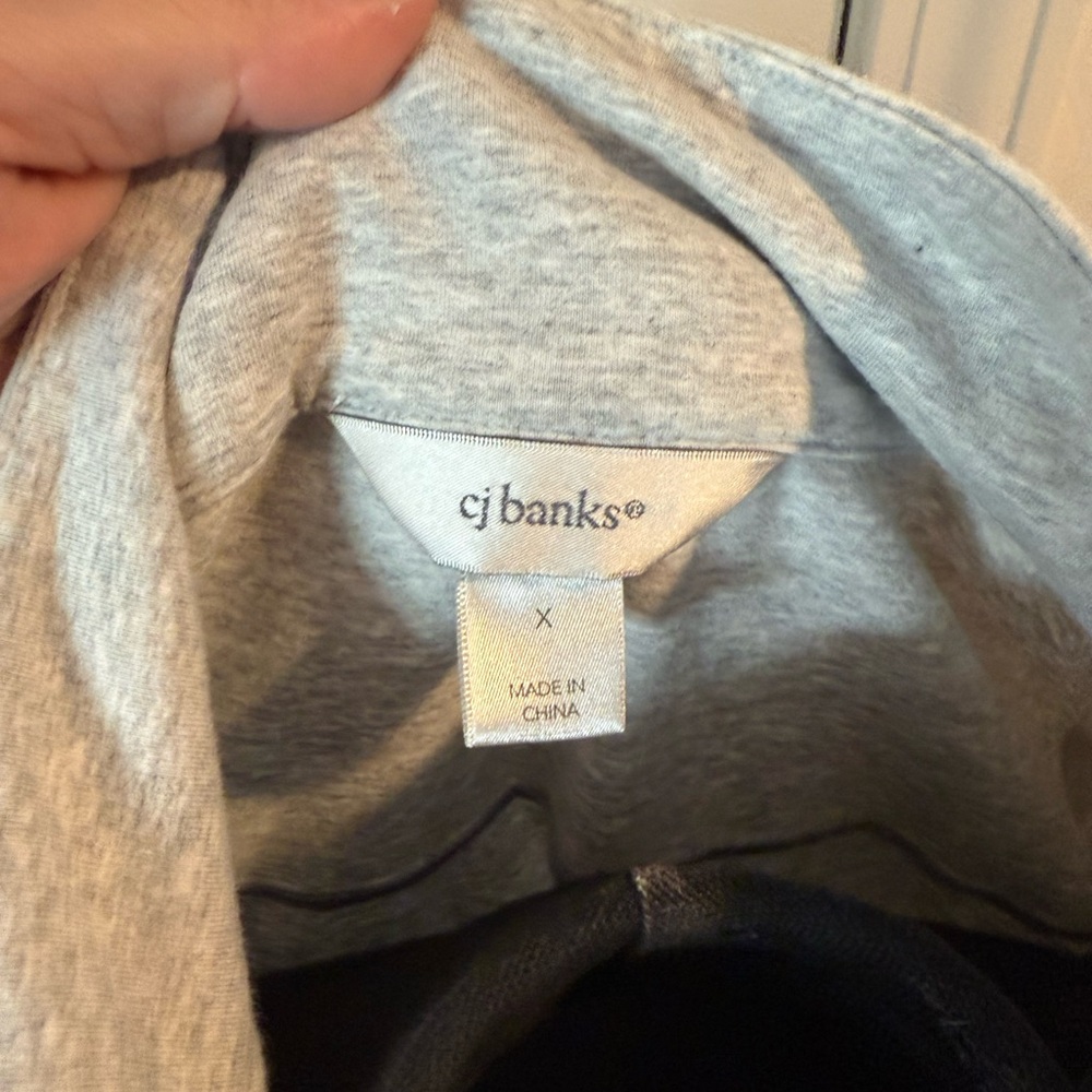 CJ Banks Light Gray Jacket - Picture 6 of 6